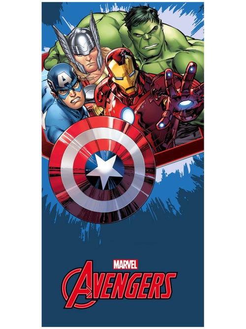 Toalla de baño avengers 100% algodón con motivo marvel - Kiabi