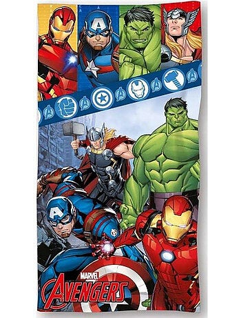 Toalla de baño avengers 100% algodón estampado marvel