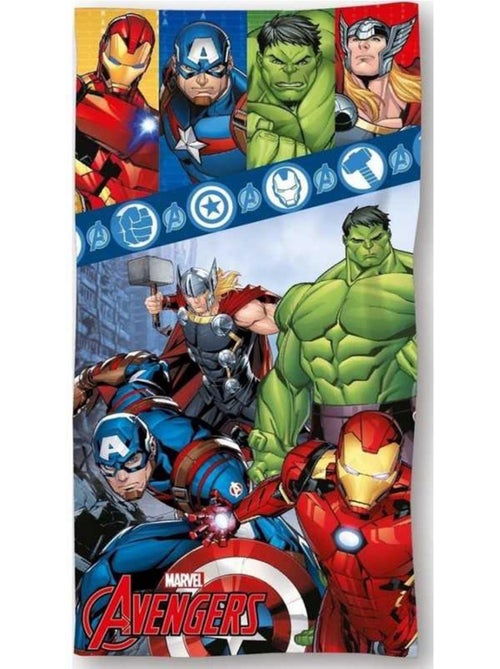 Toalla de baño avengers 100% algodón estampado marvel - Kiabi