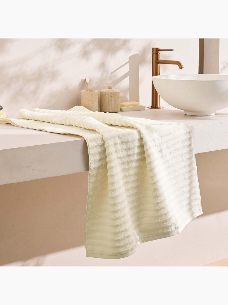 Toalla de baño de Algodón MAYA Douceur d'Intérieur Blanco - Kiabi