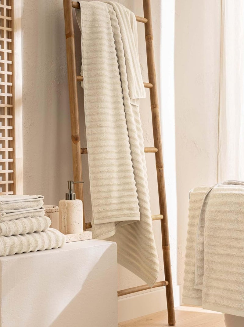 Toalla de baño de Algodón MAYA Douceur d'Intérieur Blanco - Kiabi