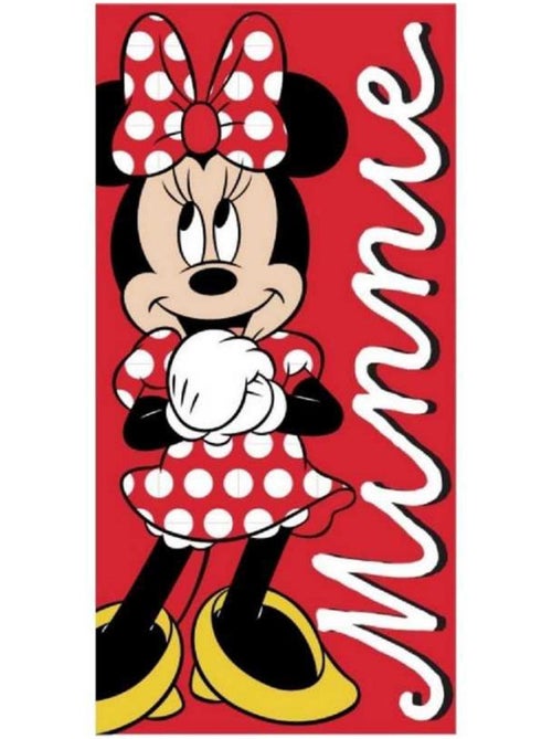 Toalla de baño de algodón motivo minnie disney minnie - Kiabi Toalla de baño de algodón motivo minnie disney minnie - Kiabi