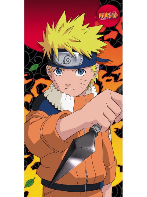 Toalla de baño de algodón naruto con licencia oficial - Kiabi Toalla de baño de algodón naruto con licencia oficial - Kiabi