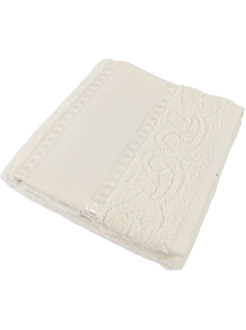Toalla de baño de rizo para bordar en tela Aïda - Kiabi Toalla de baño de rizo para bordar en tela Aïda - Kiabi