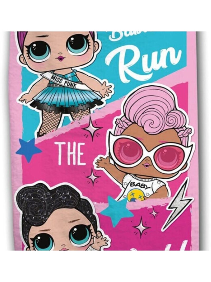 Toalla de baño infantil de algodón Babies Run The World Multicolor - Kiabi