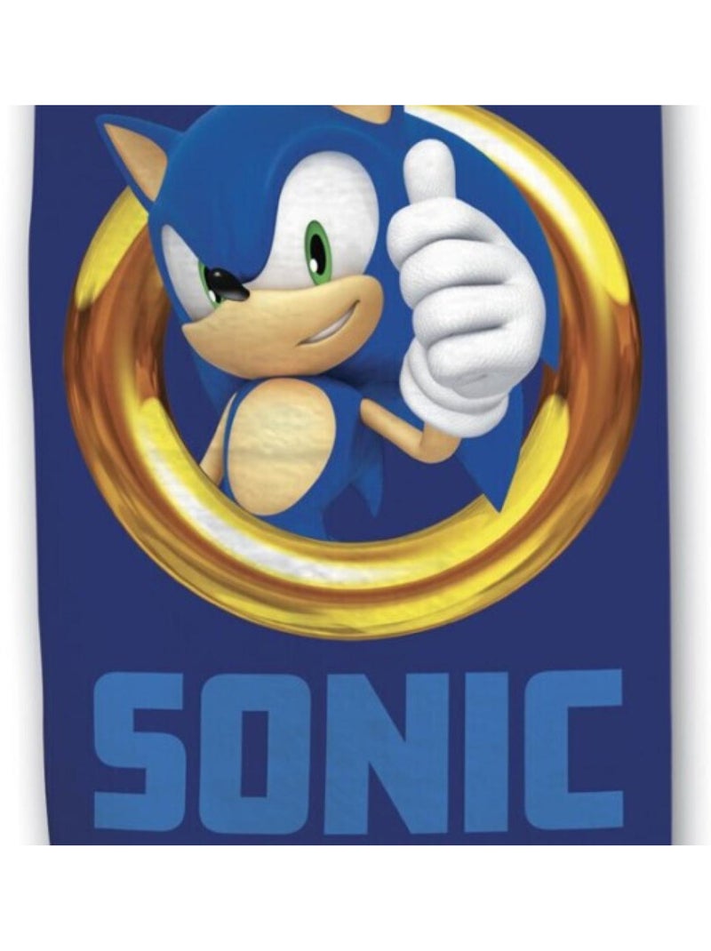 Toalla de baño infantil de algodón Gamer Azul - Kiabi
