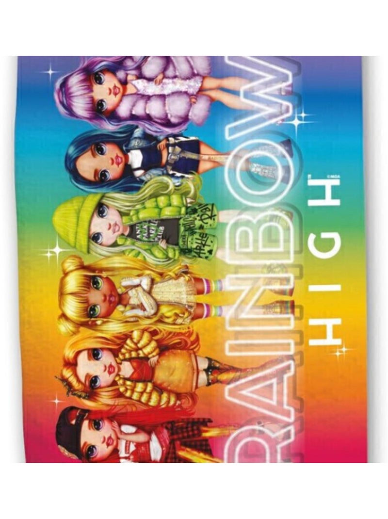 Toalla de baño infantil Rainbow High Multicolor - Kiabi