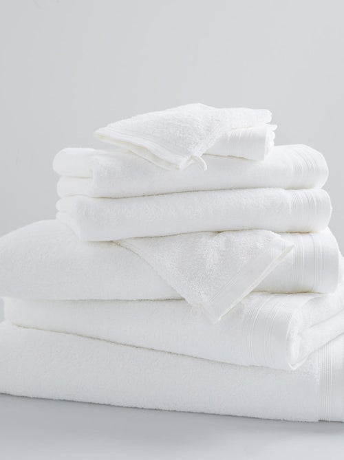 Toalla de baño lisa y colorida - Kiabi