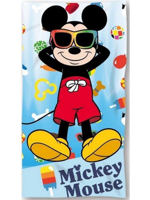 Toalla de baño mickey mouse 70 x 140 cm de algodón 320 g/m² - Kiabi