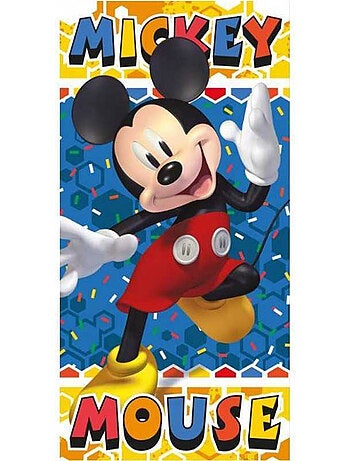 Toalla de baño mickey mouse disney 100% algodón 140 x 70 cm