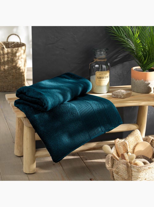 Toalla de baño – rizo de algodón liso tendresse - Kiabi Toalla de baño – rizo de algodón liso tendresse - Kiabi