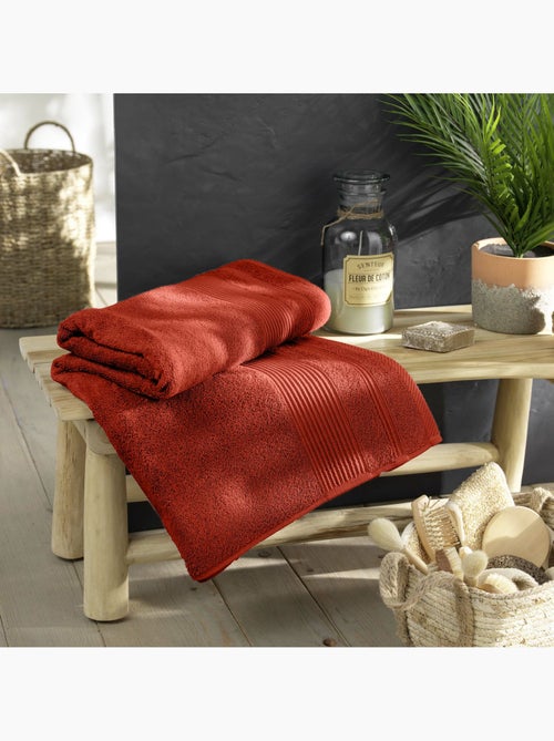 Toalla de baño – rizo de algodón liso tendresse - Kiabi Toalla de baño – rizo de algodón liso tendresse - Kiabi