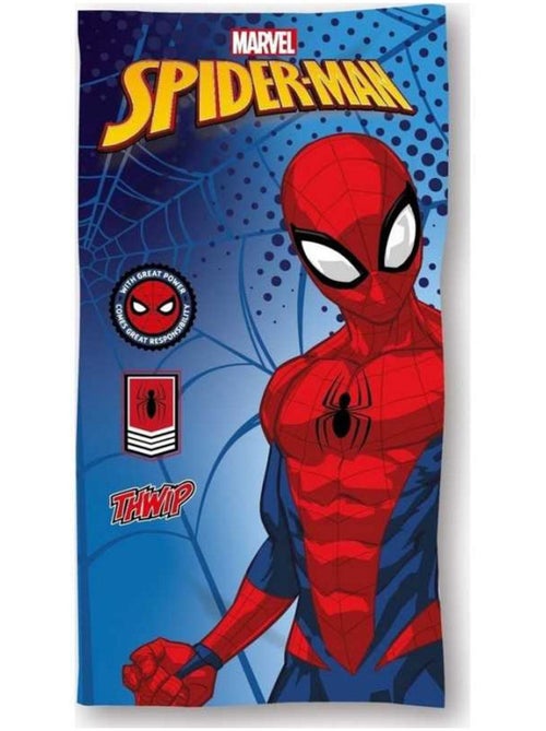 Toalla de baño y playa de algodón spider-man marvel - Kiabi Toalla de baño y playa de algodón spider-man marvel - Kiabi