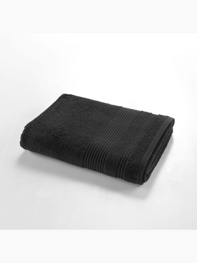 Toalla de ducha - rizo liso tendresse 600g/m² Negro - Kiabi