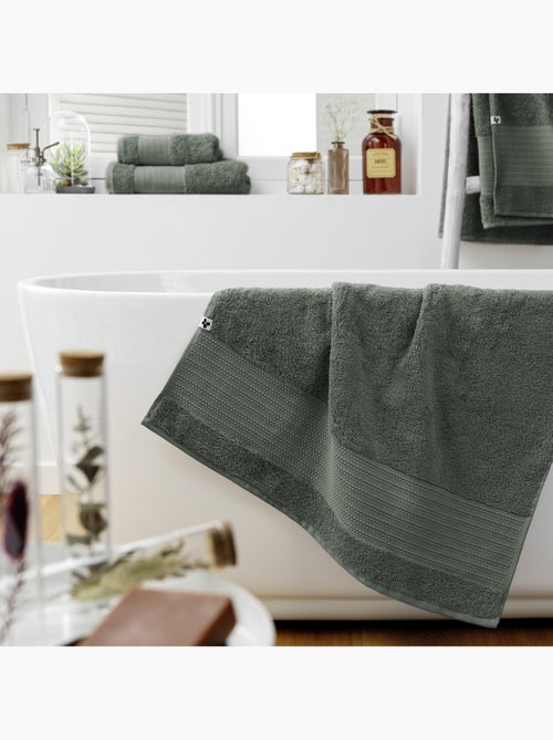 Toalla de ducha – algodón grueso 600 g/m² – garance arcilla - Kiabi Toalla de ducha – algodón grueso 600 g/m² – garance arcilla - Kiabi