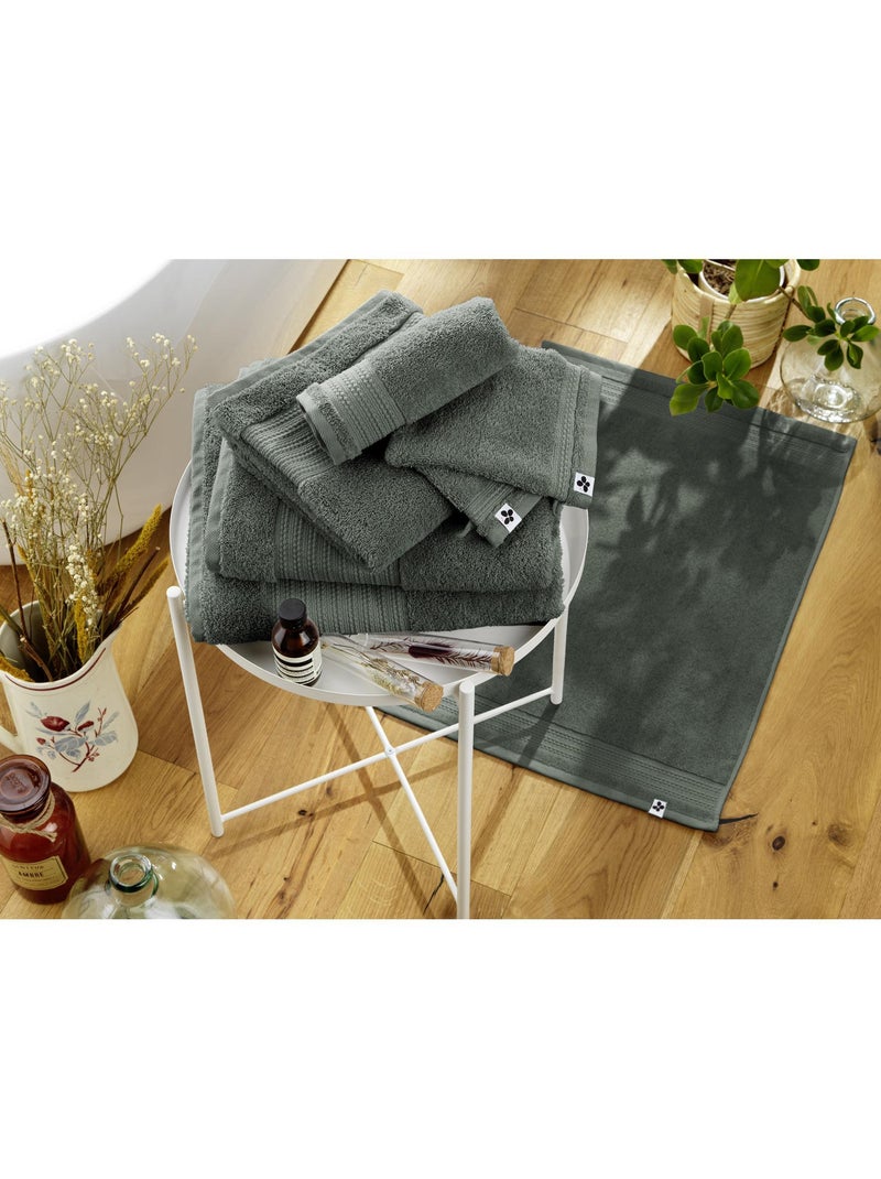 Toalla de ducha – algodón grueso 600 g/m² – garance arcilla Verde romero - Kiabi