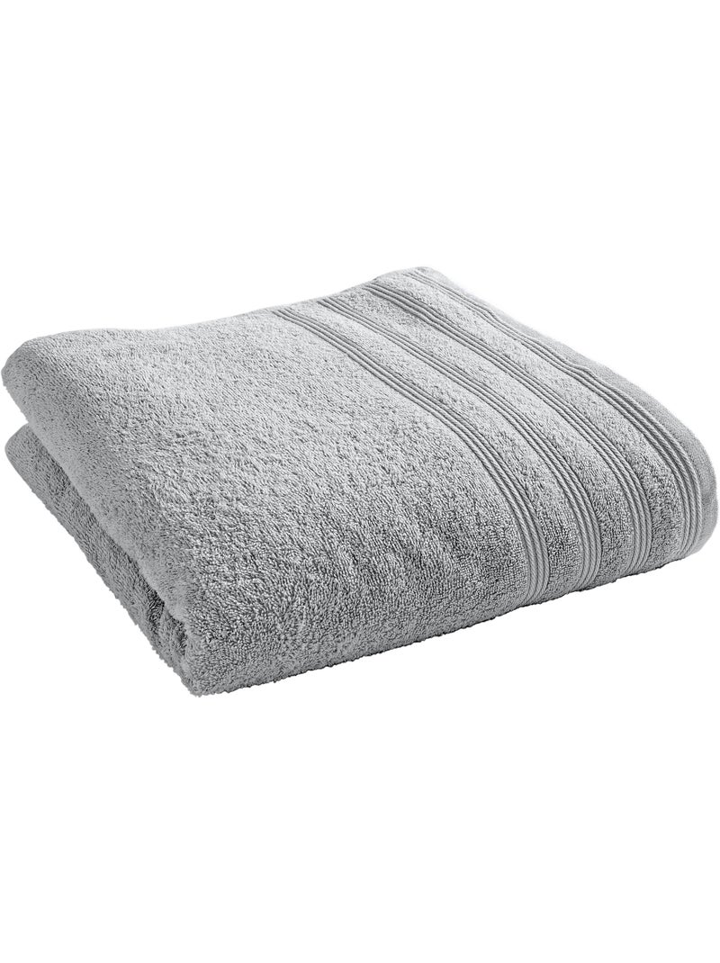Toalla de ducha spa 100% algodón 400 gr/m² Gris claro - Kiabi