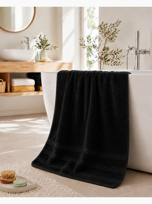 Toalla de ducha spa 100% algodón 400 gr/m² - Kiabi Toalla de ducha spa 100% algodón 400 gr/m² - Kiabi