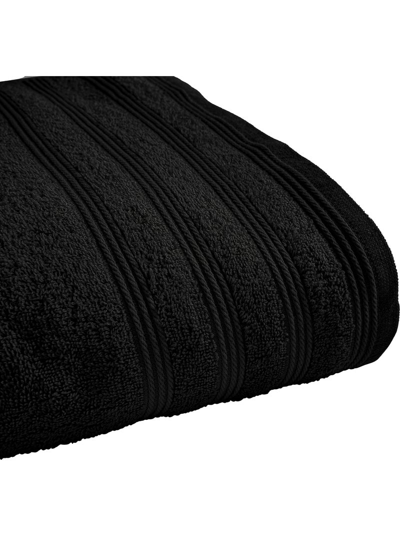 Toalla de ducha spa 100% algodón 400 gr/m² Negro - Kiabi
