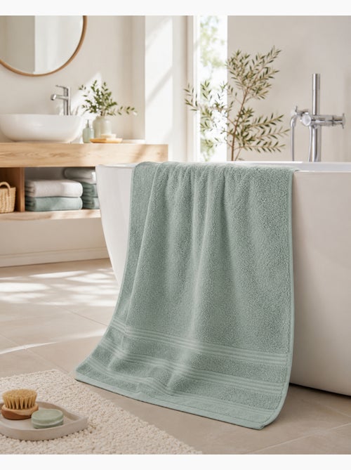 Toalla de ducha spa 100% algodón 400 gr/m² - Kiabi Toalla de ducha spa 100% algodón 400 gr/m² - Kiabi