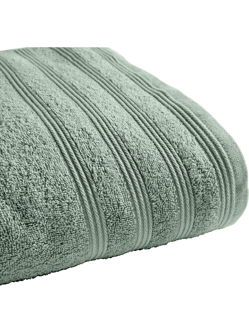 Toalla de ducha spa 100% algodón 400 gr/m² Verde claro - Kiabi