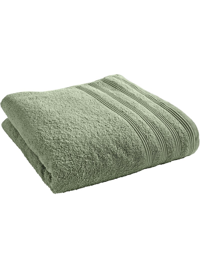 Toalla de ducha spa 100% algodón 400 gr/m² Verde oscuro - Kiabi