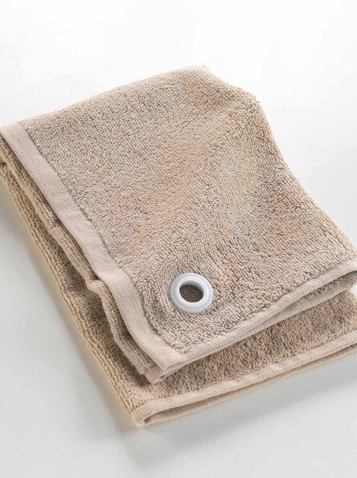Toalla de mano de rizo con ojal - Kiabi Toalla de mano de rizo con ojal - Kiabi