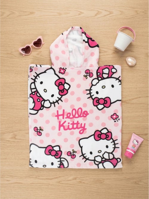 Toalla de playa de algodón 115 x 50 cm hello kitty sanrio - Kiabi Toalla de playa de algodón 115 x 50 cm hello kitty sanrio - Kiabi