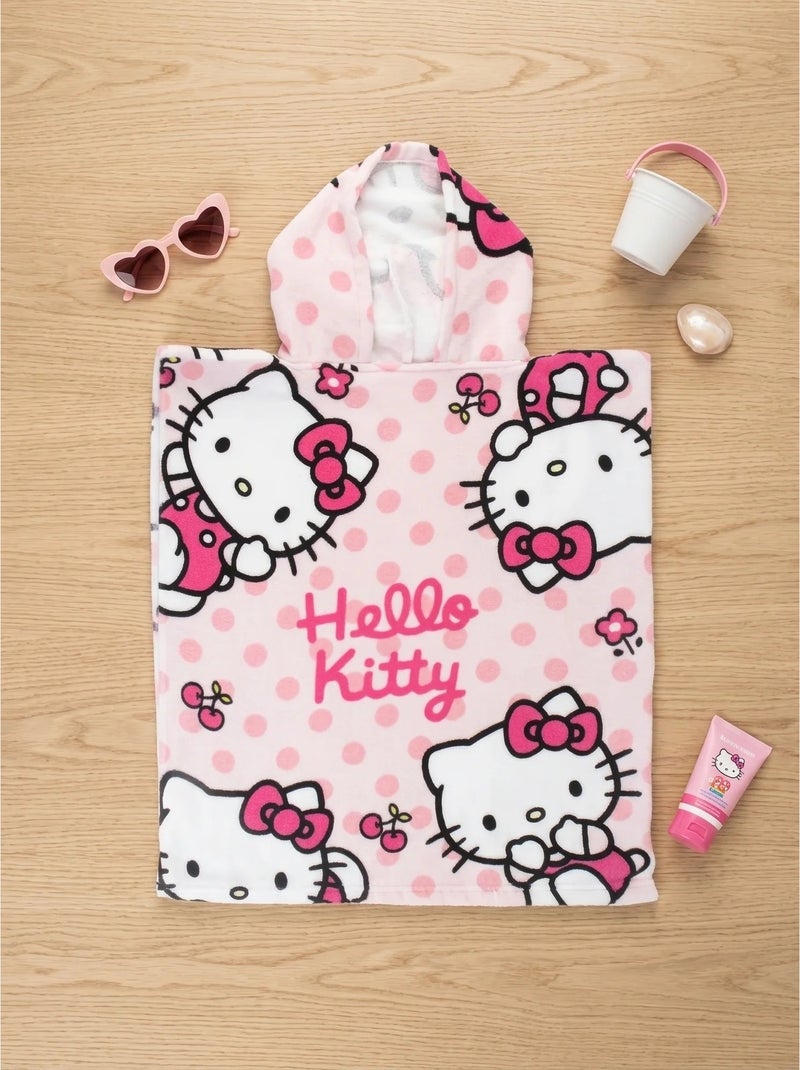 Toalla de playa de algodón 115 x 50 cm hello kitty sanrio Rosa - Kiabi