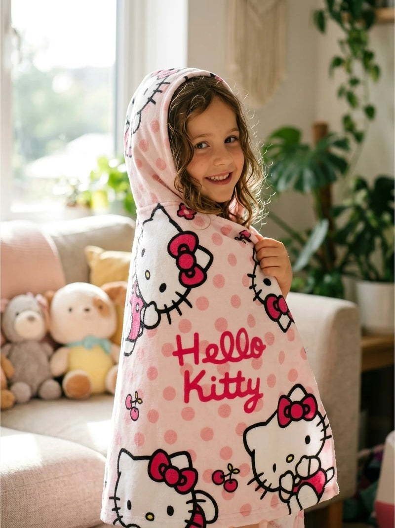 Toalla de playa de algodón 115 x 50 cm hello kitty sanrio Rosa - Kiabi
