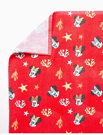 Toalla de playa de algodón con motivo de Minnie