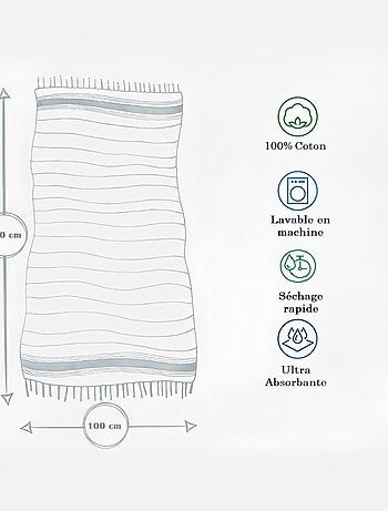 Toalla de playa de Algodón PROMO LINGE