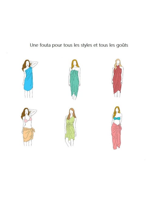 Toalla de playa de Algodón PROMO LINGE - Kiabi