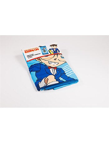 Toalla de Playa Detective Conan 70x140 cm 100% Poliéster | Conan Monopatín Azul