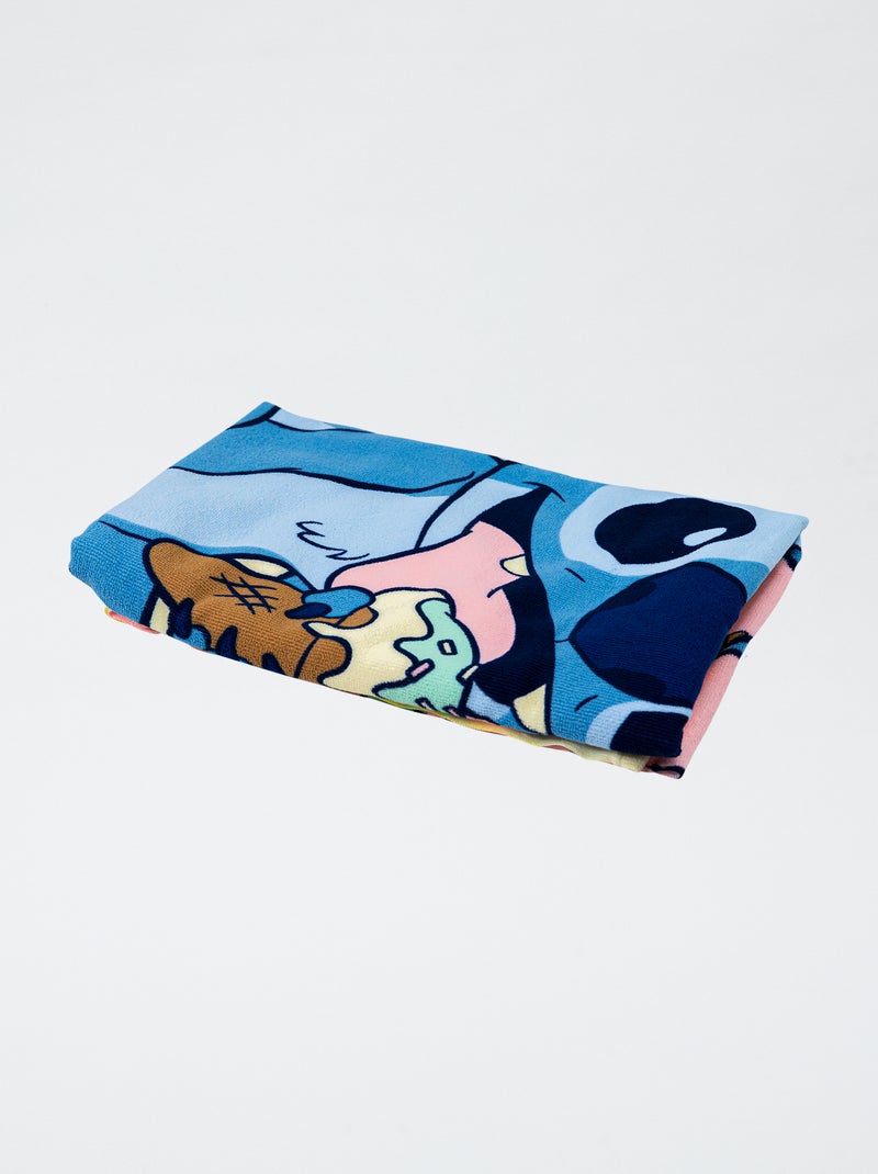 Toalla de playa 'Disney' 'Stitch' 70x140 cm Rosa - Kiabi