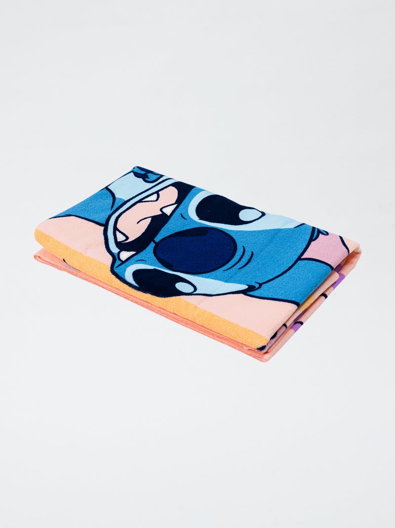 Toalla de playa 'Disney' 'Stitch' 70x140 cm Rosa - Kiabi