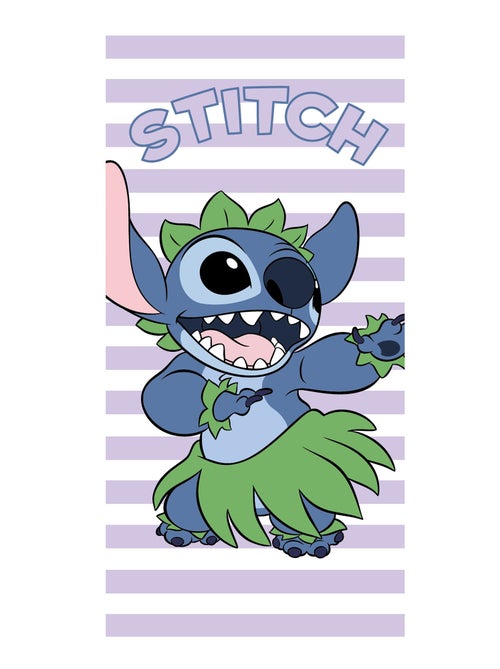 Toalla de playa 'Disney' 'Stitch' de algodón 70X140 - Kiabi