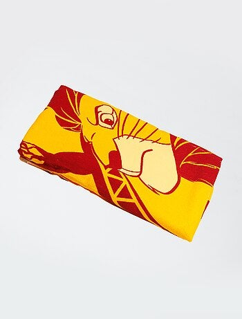 Toalla de playa 'El rey león' 70x140 cm