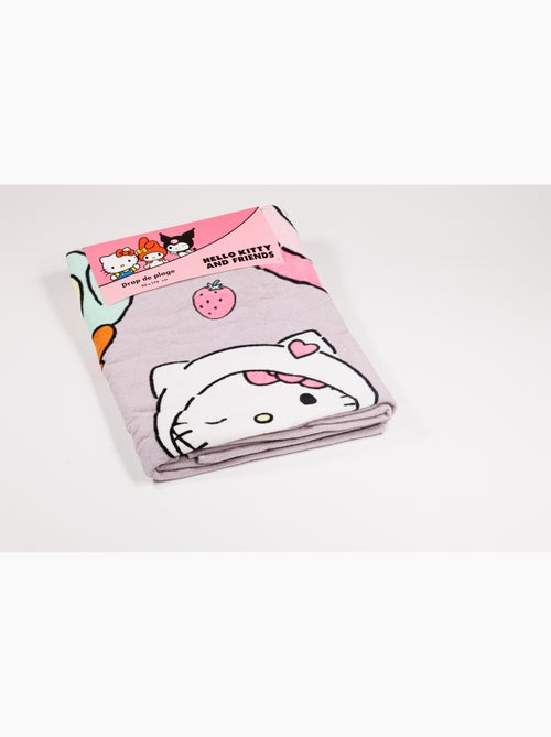 Toalla de Playa Hello Kitty and Friends Sanrio 90x170 cm 100% Algodón | Kuromi Cinnamoroll My Melody - Kiabi