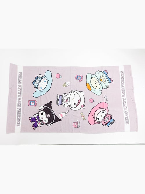 Toalla de Playa Hello Kitty and Friends Sanrio 90x170 cm 100% Algodón | Kuromi Cinnamoroll My Melody - Kiabi
