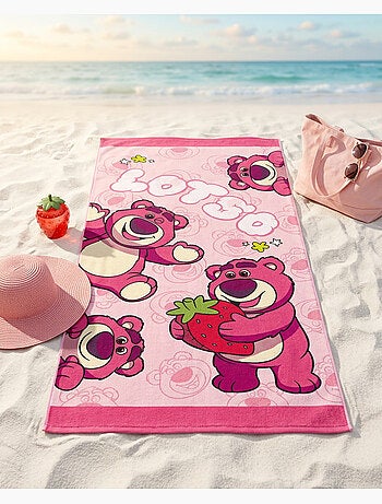 Toalla de Playa Infantil Lotso Disney Pixar Toy Story 70x140 cm 100% Poliéster
