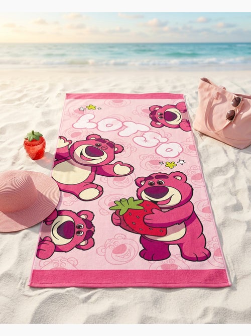 Toalla de Playa Infantil Lotso Disney Pixar Toy Story 70x140 cm 100% Poliéster - Kiabi Toalla de Playa Infantil Lotso Disney Pixar Toy Story 70x140 cm 100% Poliéster - Kiabi