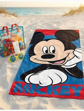 Toalla de Playa Infantil Mickey Mouse Disney 70x140 cm 100% Poliéster