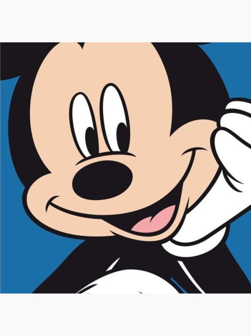 Toalla de Playa Infantil Mickey Mouse Disney 70x140 cm 100% Poliéster Negro Azul - Kiabi