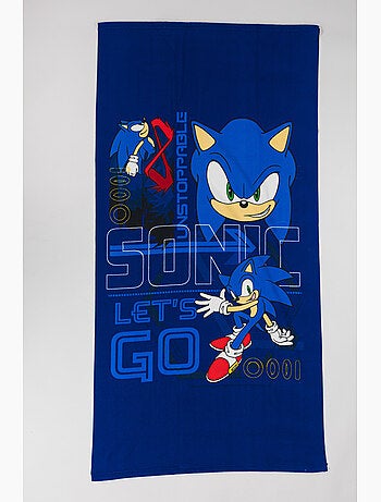 Toalla de Playa Infantil Sonic the Hedgehog 70x140 cm 100% Poliéster