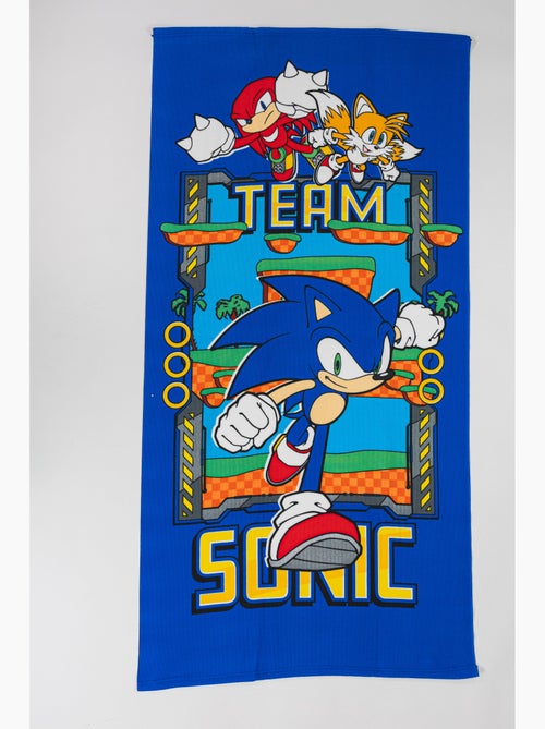 Toalla de Playa Infantil Team Sonic 70x140 cm 100% Poliéster - Kiabi