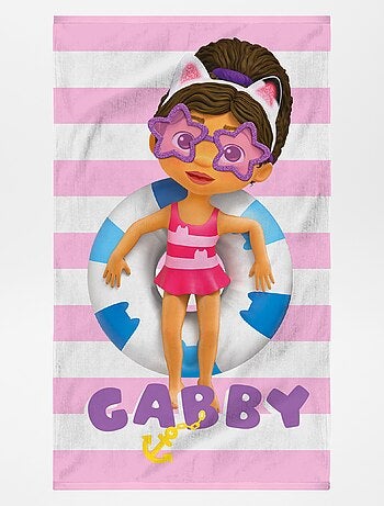 Toalla de playa 'La casa de muñecas de Gabby'