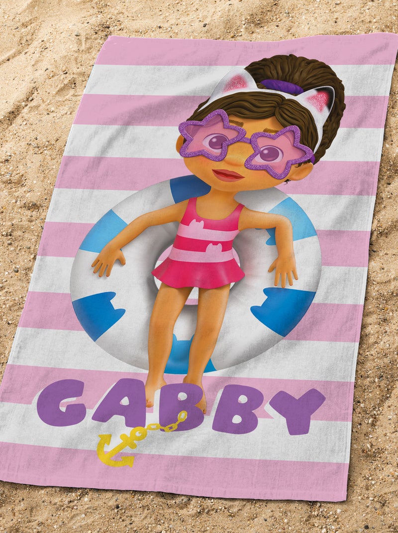 Toalla de playa 'La casa de muñecas de Gabby' ROSA - Kiabi