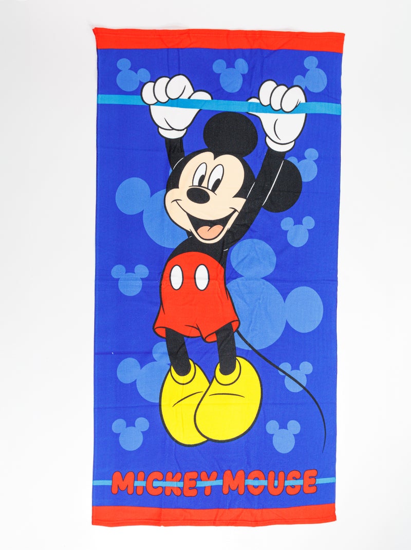Toalla de playa 'Mickey' AZUL - Kiabi