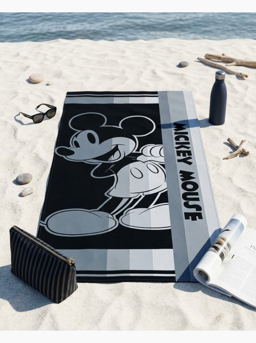 Toalla de Playa Mickey Mouse Disney 70x140 cm 100% Poliéster - Kiabi